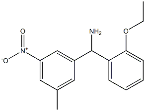 (2-ethoxyphenyl)(3-methyl-5-nitrophenyl)methanamine Struktur