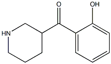 (2-hydroxyphenyl)(piperidin-3-yl)methanone Struktur