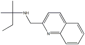 (2-methylbutan-2-yl)(quinolin-2-ylmethyl)amine Struktur