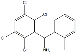 (2-methylphenyl)(2,3,5,6-tetrachlorophenyl)methanamine Struktur