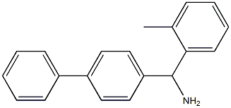 (2-methylphenyl)(4-phenylphenyl)methanamine Struktur