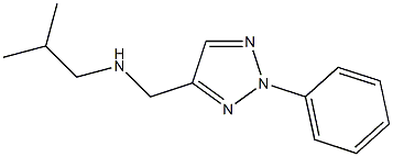 (2-methylpropyl)[(2-phenyl-2H-1,2,3-triazol-4-yl)methyl]amine Struktur