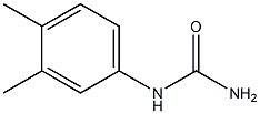 (3,4-dimethylphenyl)urea Struktur