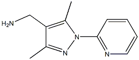 (3,5-dimethyl-1-pyridin-2-yl-1H-pyrazol-4-yl)methylamine Struktur