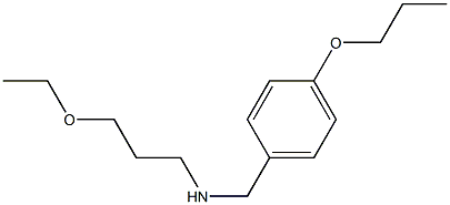 (3-ethoxypropyl)[(4-propoxyphenyl)methyl]amine Struktur