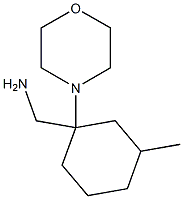 (3-methyl-1-morpholin-4-ylcyclohexyl)methylamine Struktur