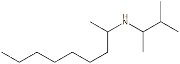 (3-methylbutan-2-yl)(nonan-2-yl)amine Struktur