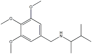 (3-methylbutan-2-yl)[(3,4,5-trimethoxyphenyl)methyl]amine Struktur