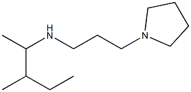 (3-methylpentan-2-yl)[3-(pyrrolidin-1-yl)propyl]amine Struktur