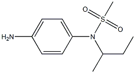 (4-aminophenyl)-N-(butan-2-yl)methanesulfonamide Struktur