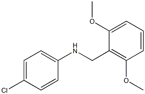 (4-chlorophenyl)(2,6-dimethoxyphenyl)methylamine Struktur