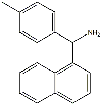 (4-methylphenyl)(naphthalen-1-yl)methanamine Struktur