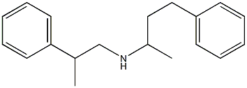 (4-phenylbutan-2-yl)(2-phenylpropyl)amine Struktur