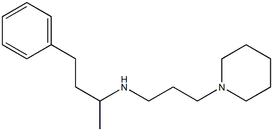 (4-phenylbutan-2-yl)[3-(piperidin-1-yl)propyl]amine Struktur