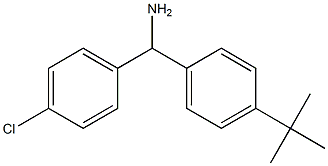 (4-tert-butylphenyl)(4-chlorophenyl)methanamine Struktur