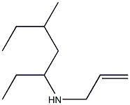 (5-methylheptan-3-yl)(prop-2-en-1-yl)amine Struktur