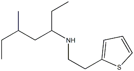 (5-methylheptan-3-yl)[2-(thiophen-2-yl)ethyl]amine Struktur