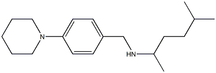 (5-methylhexan-2-yl)({[4-(piperidin-1-yl)phenyl]methyl})amine Struktur