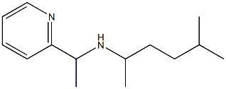 (5-methylhexan-2-yl)[1-(pyridin-2-yl)ethyl]amine Struktur