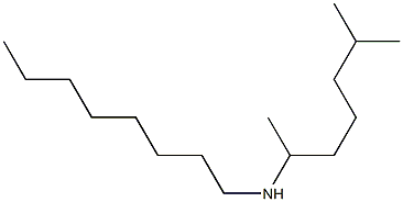 (6-methylheptan-2-yl)(octyl)amine Struktur