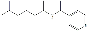 (6-methylheptan-2-yl)[1-(pyridin-4-yl)ethyl]amine Struktur