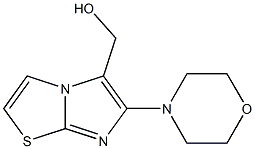 (6-morpholin-4-ylimidazo[2,1-b][1,3]thiazol-5-yl)methanol Struktur