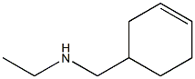 (cyclohex-3-en-1-ylmethyl)(ethyl)amine Struktur