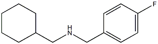 (cyclohexylmethyl)[(4-fluorophenyl)methyl]amine Struktur