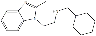 (cyclohexylmethyl)[2-(2-methyl-1H-1,3-benzodiazol-1-yl)ethyl]amine Struktur