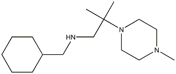 (cyclohexylmethyl)[2-methyl-2-(4-methylpiperazin-1-yl)propyl]amine Struktur