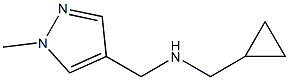 (cyclopropylmethyl)[(1-methyl-1H-pyrazol-4-yl)methyl]amine Struktur