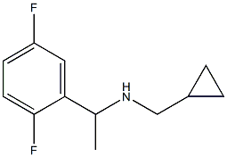 (cyclopropylmethyl)[1-(2,5-difluorophenyl)ethyl]amine Struktur