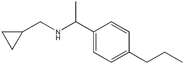 (cyclopropylmethyl)[1-(4-propylphenyl)ethyl]amine Struktur