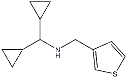 (dicyclopropylmethyl)(thiophen-3-ylmethyl)amine Struktur