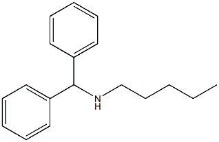 (diphenylmethyl)(pentyl)amine Struktur