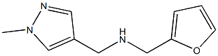 (furan-2-ylmethyl)[(1-methyl-1H-pyrazol-4-yl)methyl]amine Struktur