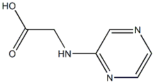 (pyrazin-2-ylamino)acetic acid Struktur