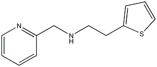 (pyridin-2-ylmethyl)[2-(thiophen-2-yl)ethyl]amine Struktur