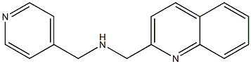 (pyridin-4-ylmethyl)(quinolin-2-ylmethyl)amine Struktur