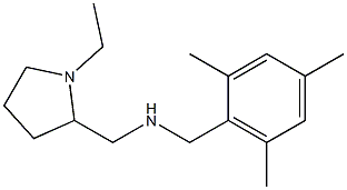 [(1-ethylpyrrolidin-2-yl)methyl][(2,4,6-trimethylphenyl)methyl]amine Struktur