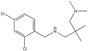 [(2,4-dichlorophenyl)methyl]({2-[(dimethylamino)methyl]-2-methylpropyl})amine Struktur