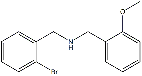 [(2-bromophenyl)methyl][(2-methoxyphenyl)methyl]amine Struktur