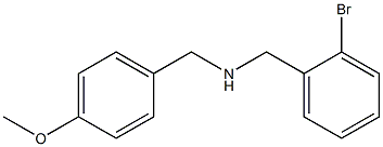 [(2-bromophenyl)methyl][(4-methoxyphenyl)methyl]amine Struktur