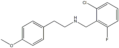 [(2-chloro-6-fluorophenyl)methyl][2-(4-methoxyphenyl)ethyl]amine Struktur