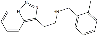 [(2-methylphenyl)methyl](2-{[1,2,4]triazolo[3,4-a]pyridin-3-yl}ethyl)amine Struktur