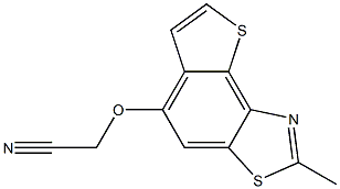 [(2-methylthieno[2,3-e][1,3]benzothiazol-5-yl)oxy]acetonitrile Struktur