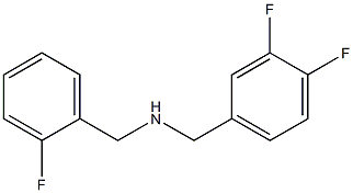 [(3,4-difluorophenyl)methyl][(2-fluorophenyl)methyl]amine Struktur