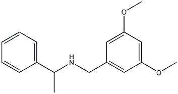 [(3,5-dimethoxyphenyl)methyl](1-phenylethyl)amine Struktur