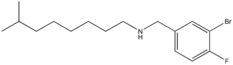 [(3-bromo-4-fluorophenyl)methyl](7-methyloctyl)amine Struktur