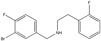 [(3-bromo-4-fluorophenyl)methyl][2-(2-fluorophenyl)ethyl]amine Struktur